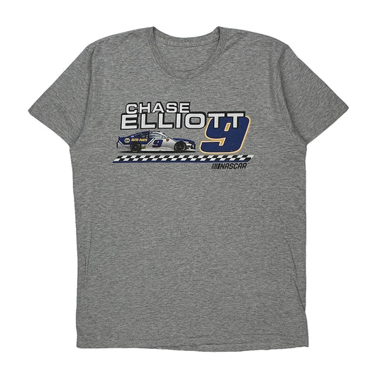 Nascar T-Shirt - Large Grey Cotton
