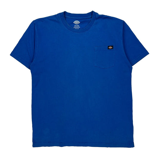 Dickies Tall T-Shirt - XL Blue Cotton