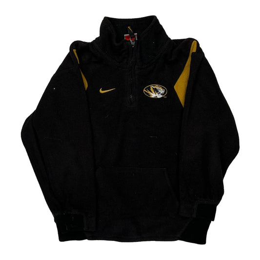 Age 5 Missouri Tigers Nike 1/4 Zip - Small Black Polyester