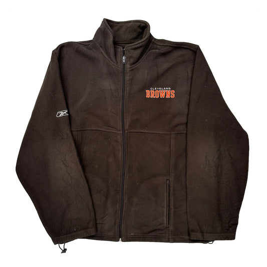 Cleveland Browns Reebok Nfl Fleece - Large Brown Polyester