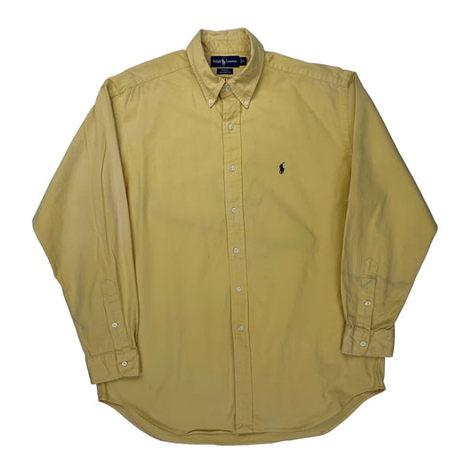Blake Shirt Ralph Lauren Shirt - Large Yellow Cotton