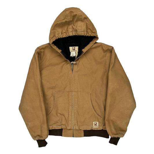 Age 15 Real Work Wear Jacket - XL Brown Cotton