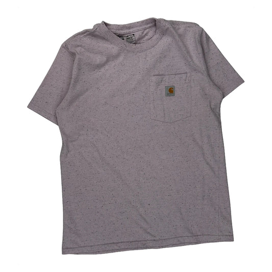 Carhartt T-Shirt - Small Purple Cotton