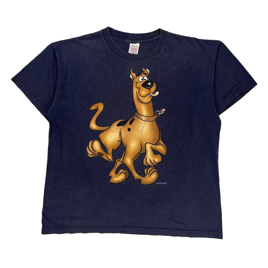 Scooby Doo Single Stitch T-Shirt - XL Navy Cotton
