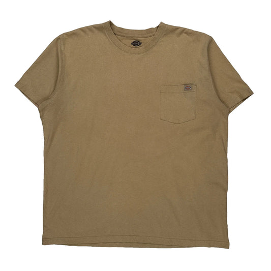 Dickies Tall T-Shirt - 2XL Beige Cotton