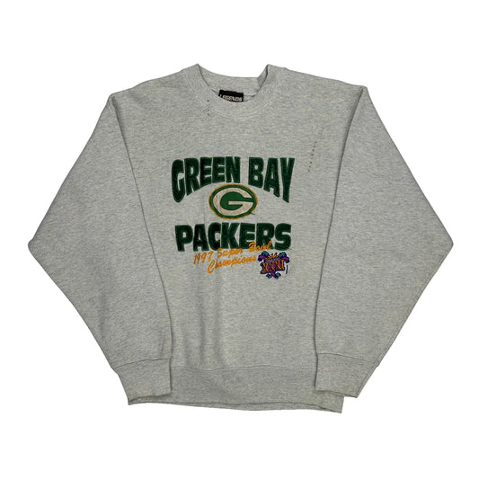 Green Bay Packers Legends Athletic Nfl Sweatshirt - Large Green Cotton Blend