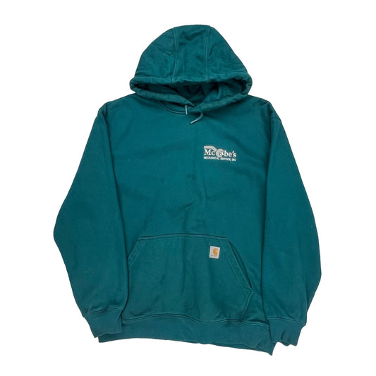 Carhartt Hoodie - XL Green Cotton