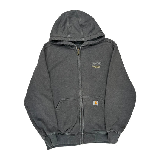 Carhartt Hoodie - Large Grey Cotton Blend