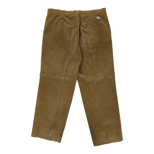 Vintage brown Lacoste Cord Trousers - mens 40" waist