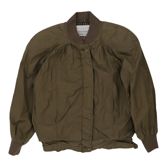 Vintage khaki 1980's Aquascutum Jacket - womens medium