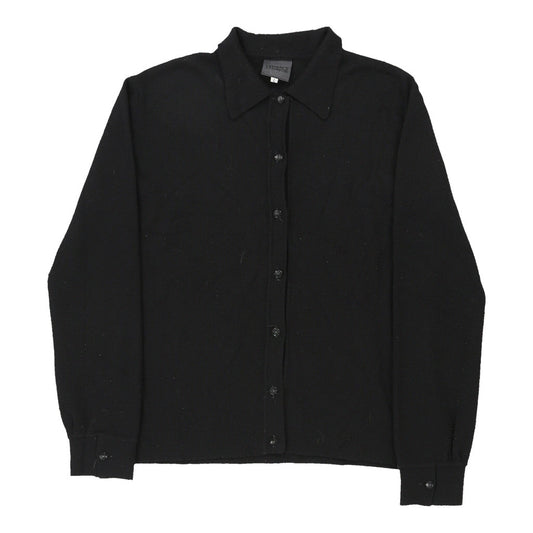 Vintage black Versace Jeans Couture Shirt - womens large