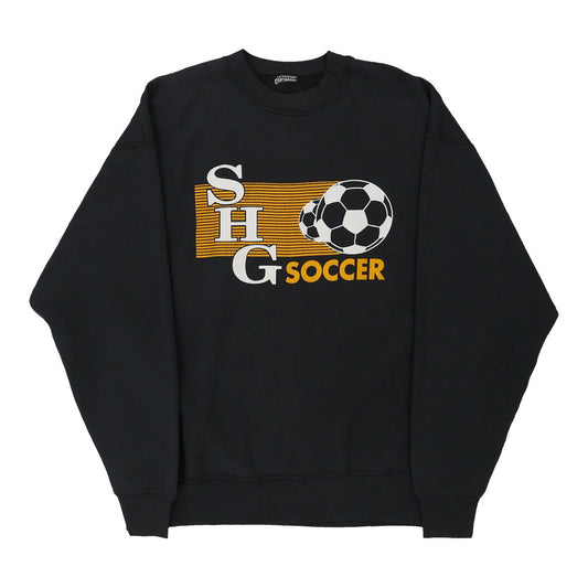 Vintage black SHG Soccer Unbranded Sweatshirt - mens large
