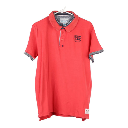 Vintage red Keyjey Dnm Polo Shirt - mens xx-large