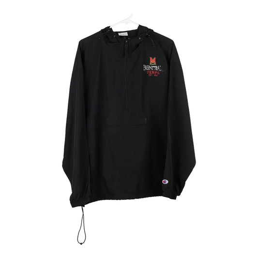 Vintage black Basketball Terps Champion Jacket - mens x-large
